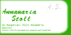 annamaria stoll business card
